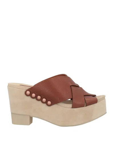 Pedro Garcia Sandals In Brown