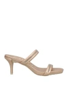 Pedro Garcia Pedro García Woman Sandals Gold Size 8 Goat Skin In Gold