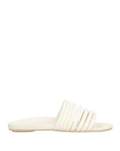Pedro Garcia Pedro García Woman Sandals Ivory Size 5 Leather In White
