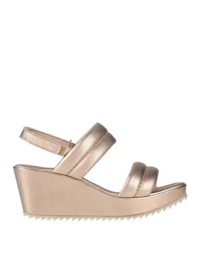 Pedro Garcia Pedro García Woman Sandals Platinum Size 9 Leather In Grey