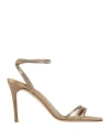Pedro Garcia Flanna Cystal-embellished Sandals In Beige