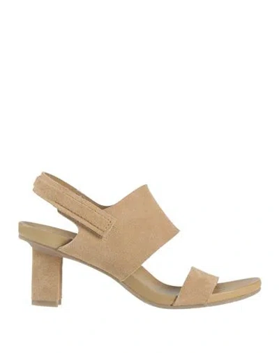 Pedro Garcia Pedro García Woman Sandals Sand Size 8 Cow Leather In Beige