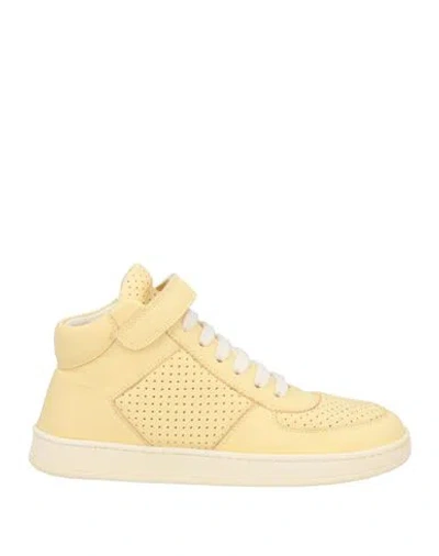 Pedro Garcia Pedro García Woman Sneakers Pastel Yellow Size 7 Leather
