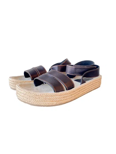 Pedro Garcia Women's Almita Sandal In Black Vacchetta