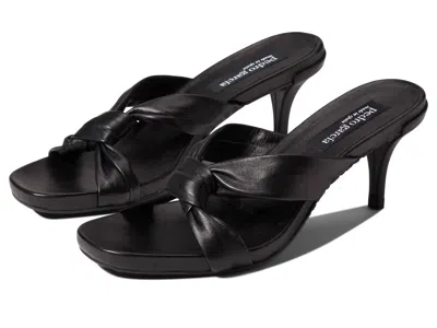 Pedro Garcia Women's Cadme Heeled Sandals In Black Nappa Leather In Multi