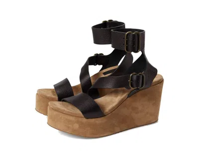 Pedro Garcia Women's Darit Wedge In Black Vacchetta