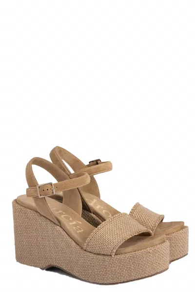Pedro Garcia Women's Delina Wedge In Natural In Brown