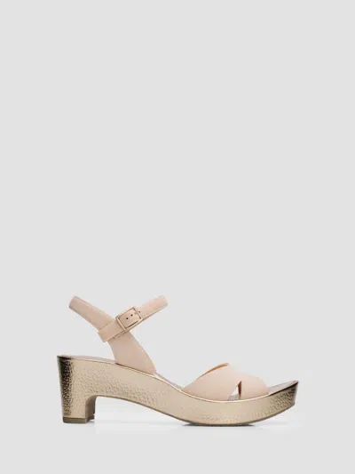 Pedro Garcia Women's Dido Cross Strap Suede Platform Sandals In Brown