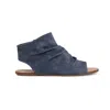 Pedro Garcia Women's Pelaya Suede Boot Sandal In Denim In Blue