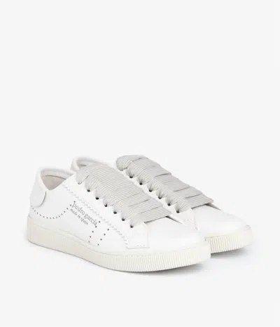 Pedro Garcia Women's Perry Sneaker In White In Animal Print