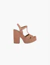 Pedro Garcia Women's Titania Platform Sandals In Adobe Castoro In Multi