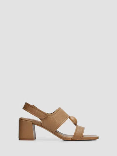 Pedro Garcia 55mm Uriana Leather Slingback Sandals In Brown
