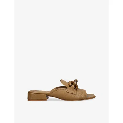 Pedro Garcia Womens Brown Enna Leather Mules Eur 41 / 8 Uk