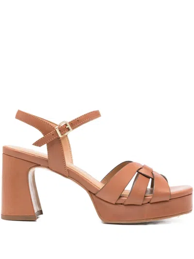 Pedro Miralles 80mm Leather Platform Sandals