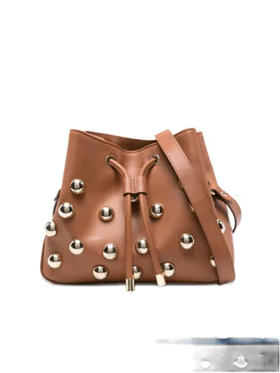 Pedro Miralles Ball-embellished Shoulder Bag