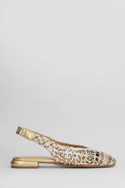 Pedro Miralles Ballet Flats In Gold