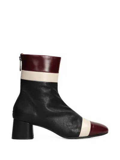 Pedro Miralles Colour-block Leather Boots In Multi