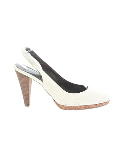 Pre-owned Pedro Miralles Heels In Ivory