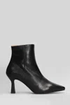 Pedro Miralles High Heels Ankle Boots In Black