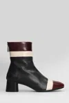 Pedro Miralles 50mm Block-heel Panelled Boots In Multi
