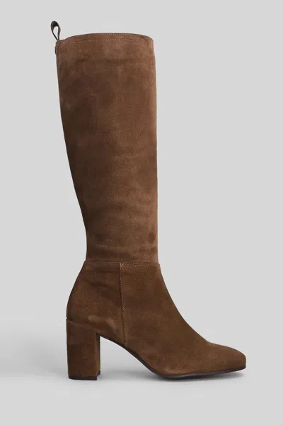 Pedro Miralles High Heels Boots In Brown