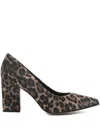 Pedro Miralles Leopard-print Pointed-toe Pumps In Multi