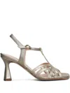 Pedro Miralles Metallic Sandals In 金色