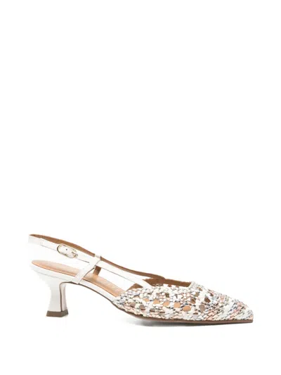 Pedro Miralles Pointed-toe Mules In White