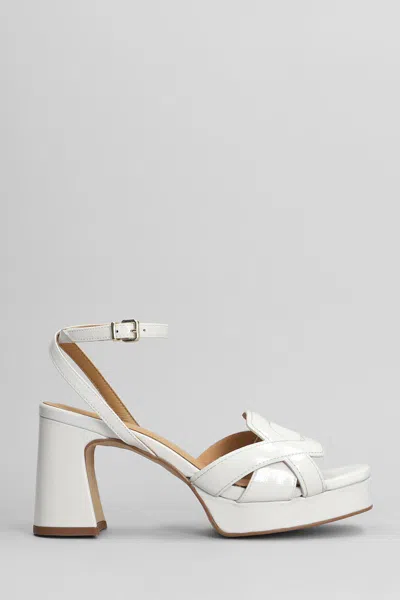 Pedro Miralles 90mm Platform Ankle-strap Sandals In White
