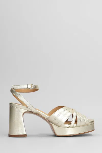 Pedro Miralles Sandals In Gold