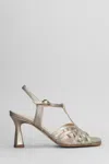 Pedro Miralles Metallic Sandals In Brown