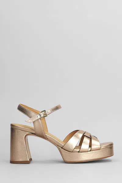 Pedro Miralles Sandals In Gold