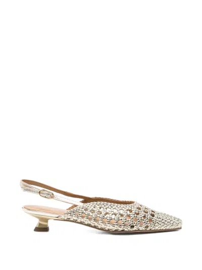 Pedro Miralles Slingback Mules In White