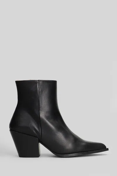 Pedro Miralles Texan Ankle Boots In Black
