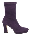 Pedro Miralles Woman Boot Purple Size 10 Leather