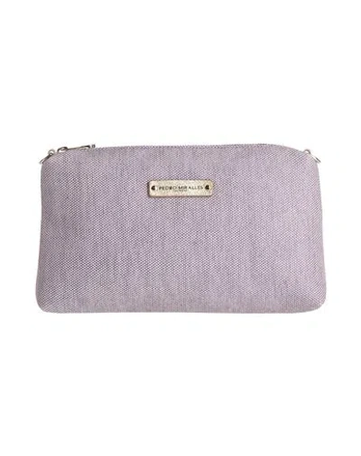 Pedro Miralles Woman Handbag Light Purple Size - Textile Fibers
