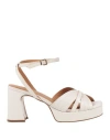 Pedro Miralles Woman Sandals White Size 10 Leather