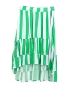 Peech Woman Mini Skirt Green Size 4 Viscose In Green