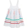 Peek Aren't You Curious Kids' Colorful Vines Cotton Gauze Sundress
