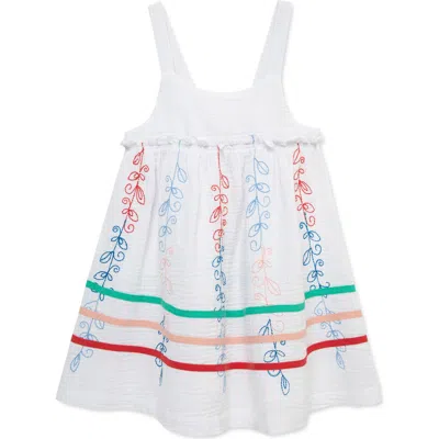 PEEK AREN'T YOU CURIOUS PEEK AREN'T YOU CURIOUS KIDS' COLORFUL VINES COTTON GAUZE SUNDRESS