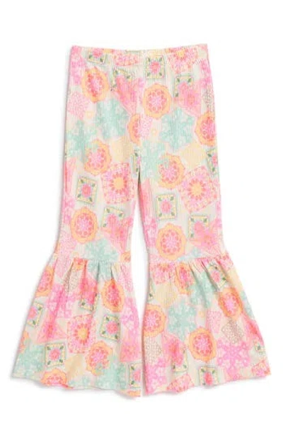 Peek Aren't You Curious Kids' Floral Flare Leg Rib Pants Pants