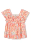 Peek Aren't You Curious Kids' Floral Print Top In Print