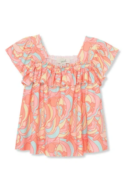 Peek Aren't You Curious Babies'  Kids' Floral Print Top