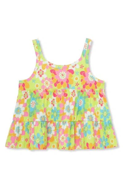 Peek Aren't You Curious Kids' Floral Tiered Tank In Print