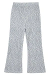 Peek Aren't You Curious Kids' Print Flare Pants In Gray