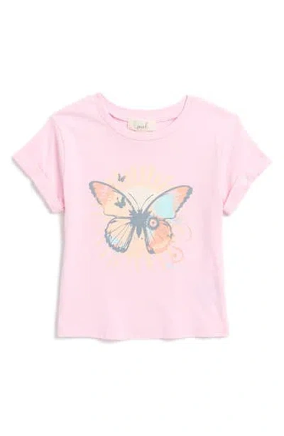 Peek Aren't You Curious Kids' Sunshine Butterfly Cotton Graphic T-shirt