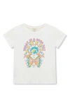 Peek Aren't You Curious Kids' Today Is A Good Day Cotton Graphic T-shirt In Off-white