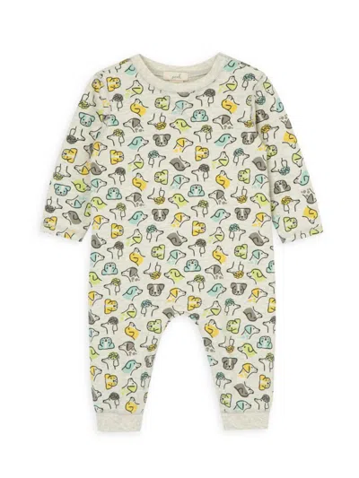 Peek Baby Boy's Pup Print Coveralls In Neutral