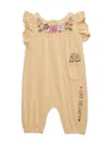 PEEK BABY GIRL'S FLORAL EMBROIDERED COVERALL