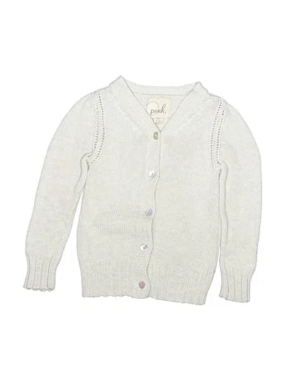 Pre-owned Peek Kids' ... Cardigan Sweater In Ivory
